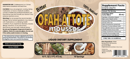 Ofah Attote Organic Herbal Beverage Traditional Herbal Infusion  (16oz)
