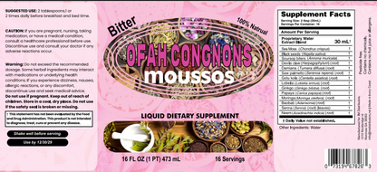Bitter Ofah Congons Moussos Herbal  Infusion Traditional Plant Based Beverage (16oz)